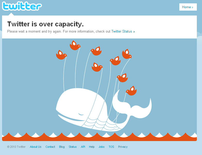 Twitter Error Screen