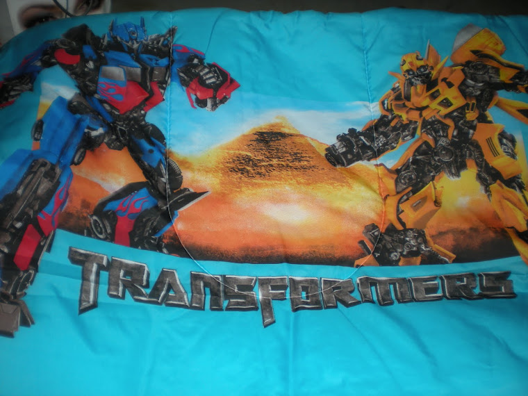 Selimut Comforter Transformers -Blue&Red