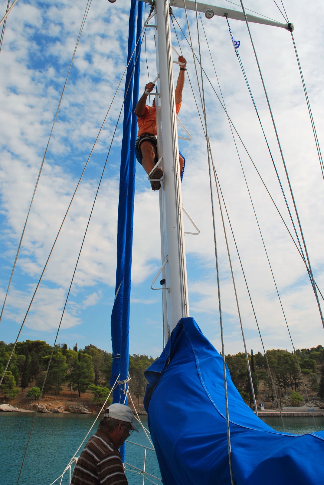 Katie's Sailing Adventure How to Climb a 50ft Mast