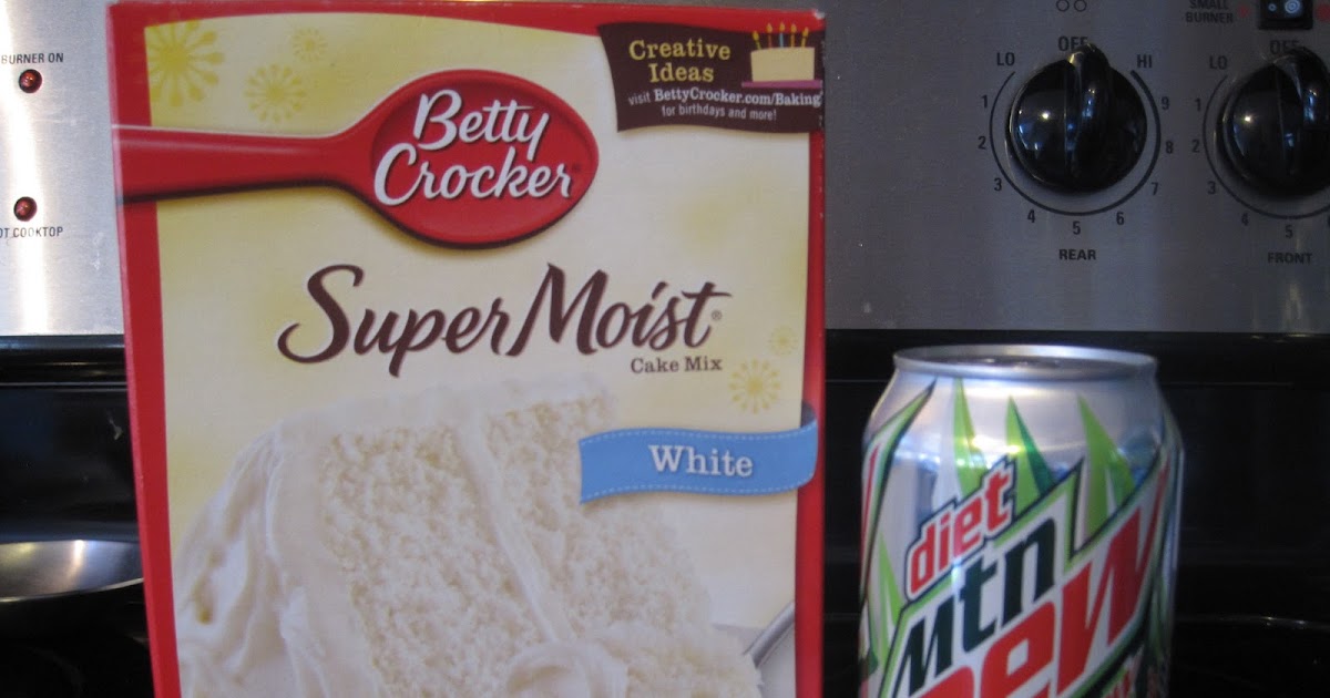 What's Cooking Cake with Diet Soda