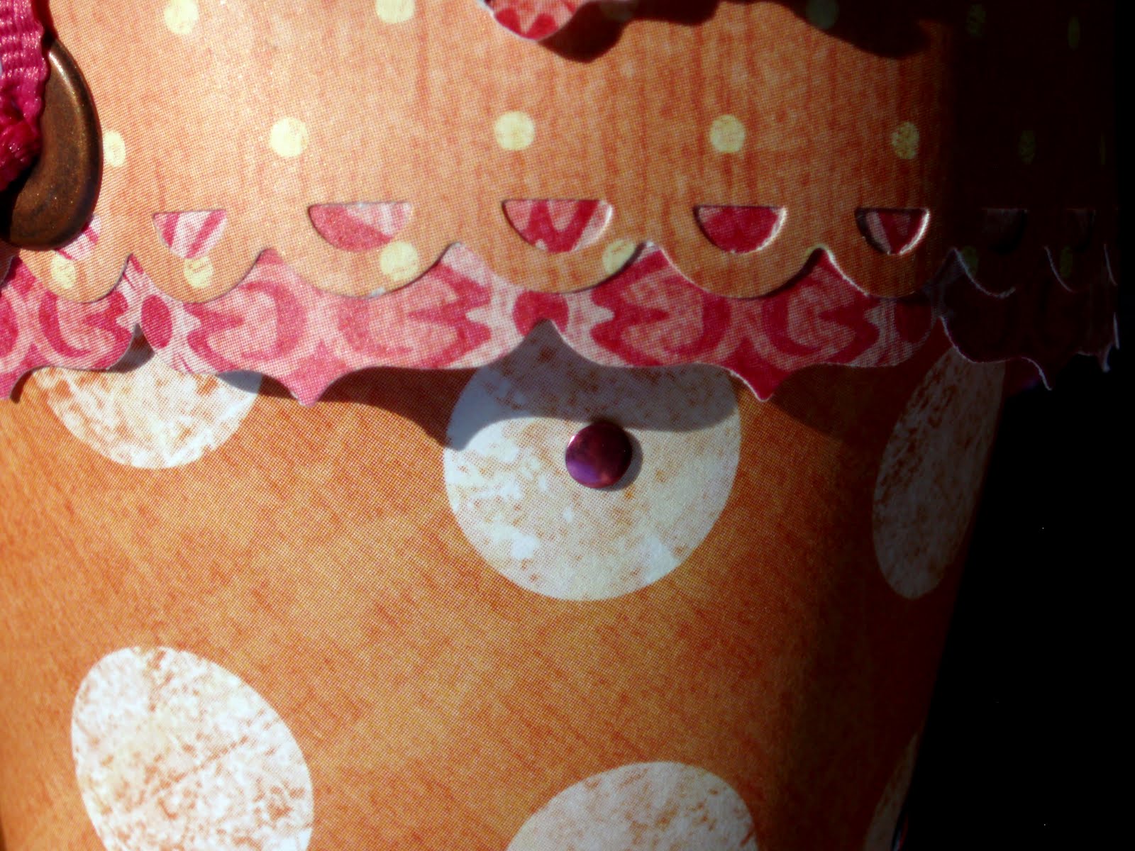 Taylor Stamped Pink and Orange Go Together