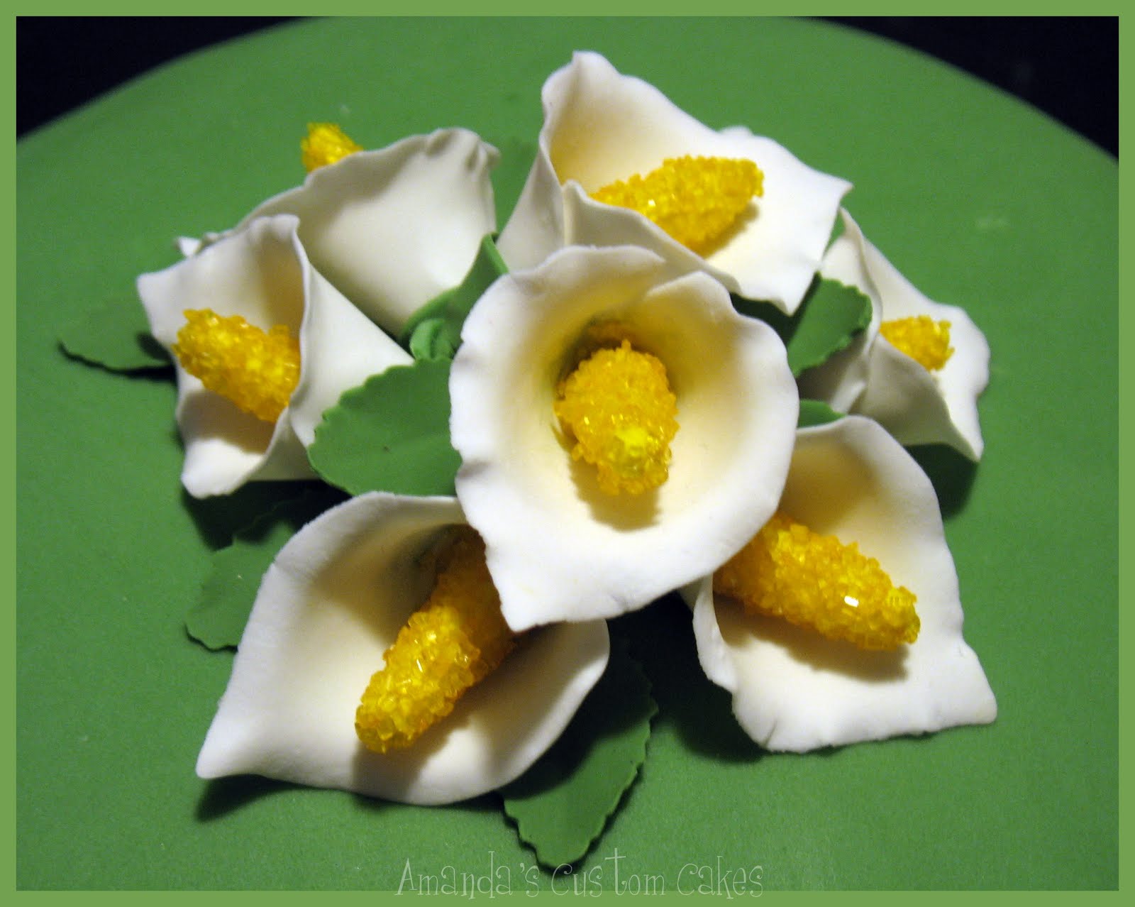 Amanda's Custom Cakes Wilton Fondant & Gumpaste Course Final Cake