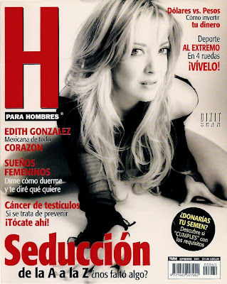 Luz Elena Gonzalez desnuda en la revista.