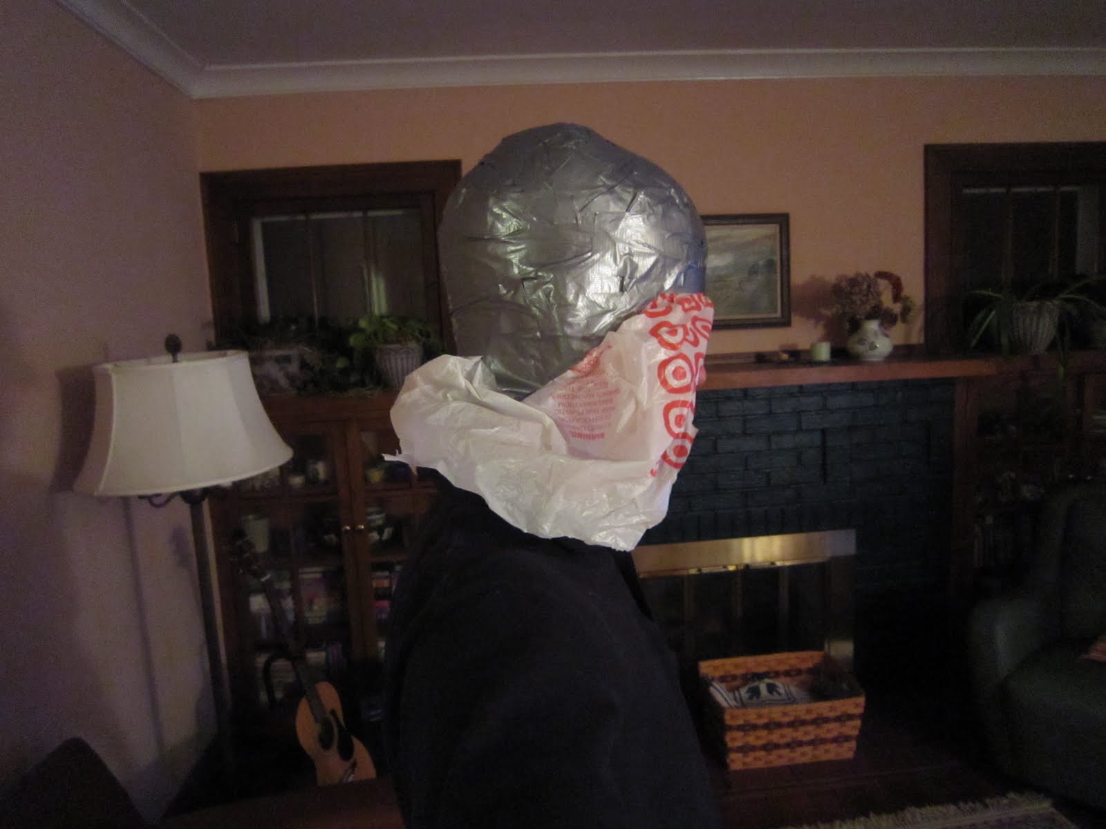 Chuck Does Art DIY (do it yourself) Batman Costume Mask