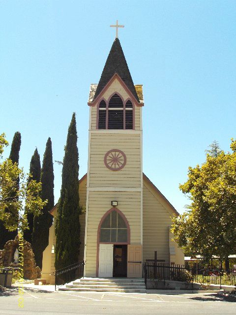 Immculate Conception Church Tres Pinos California...