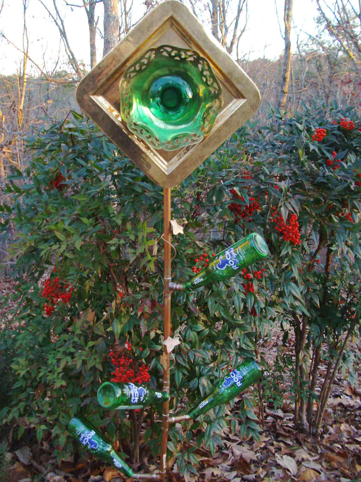 Unique Backyard Art for Small Space