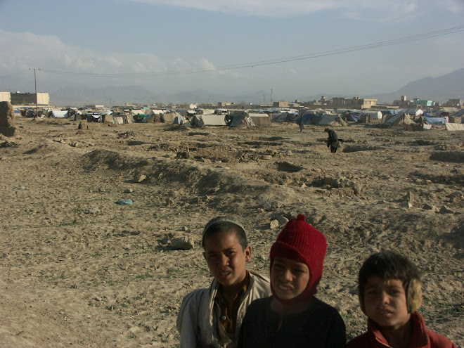 Refugee tent camp