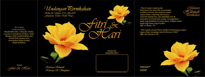 sampel desain undangan nikah