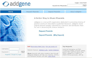 Addgene stores