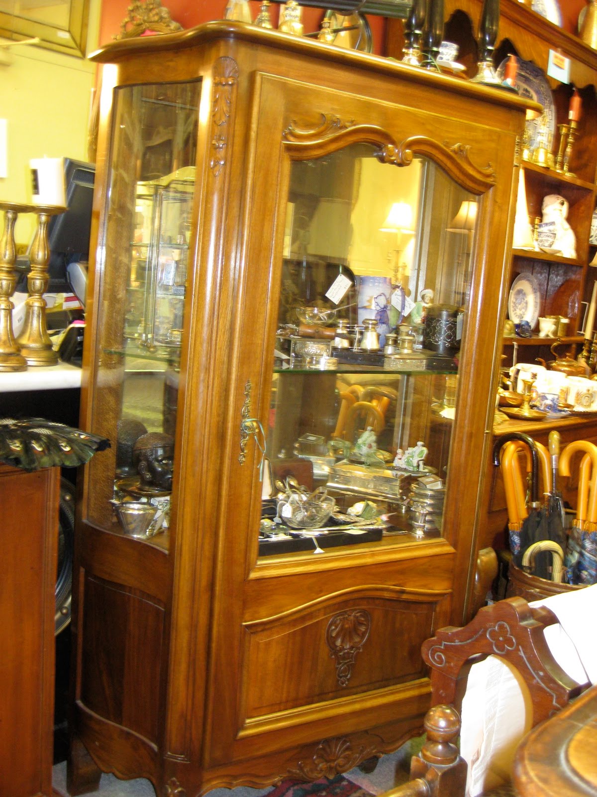 Feather Your Nest European Antiques French Antique Vitrine
