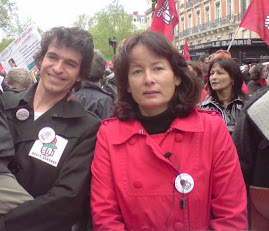 Cécile dans le cortège du PS le 1er Mai à Toulouse