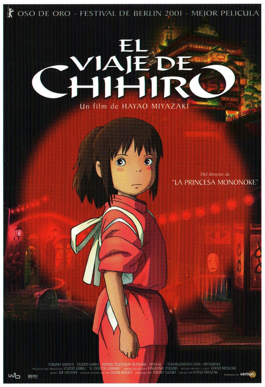 El viaje de Chihiro Anime movies, Spirited away movie