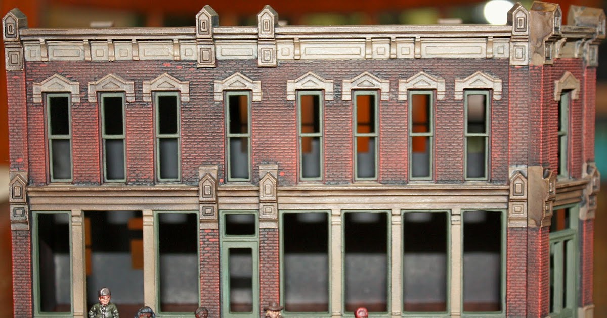 Redroom's Miniatures and Mayhem Seymour Block (DPM HO Scale Building Kit)