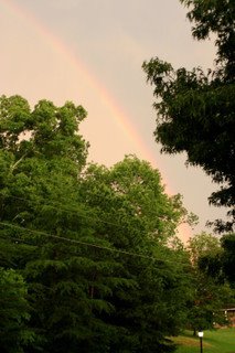 Rainbow over our house