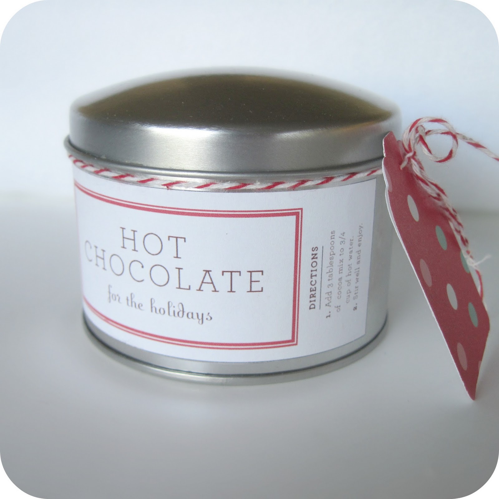 hot chocolate gift tins