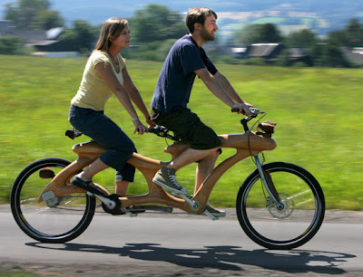 Wooden bicycle Wooden bicycle