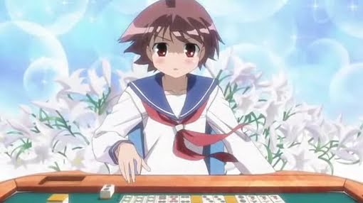 Anime Saki & Riichi-mahjong (Reach Mahjong)