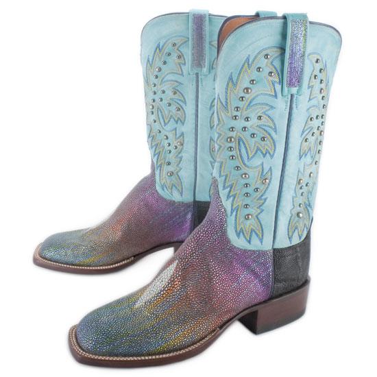 Lucchese Rainbow Stingray Cowboy Boots | Horses & Heels