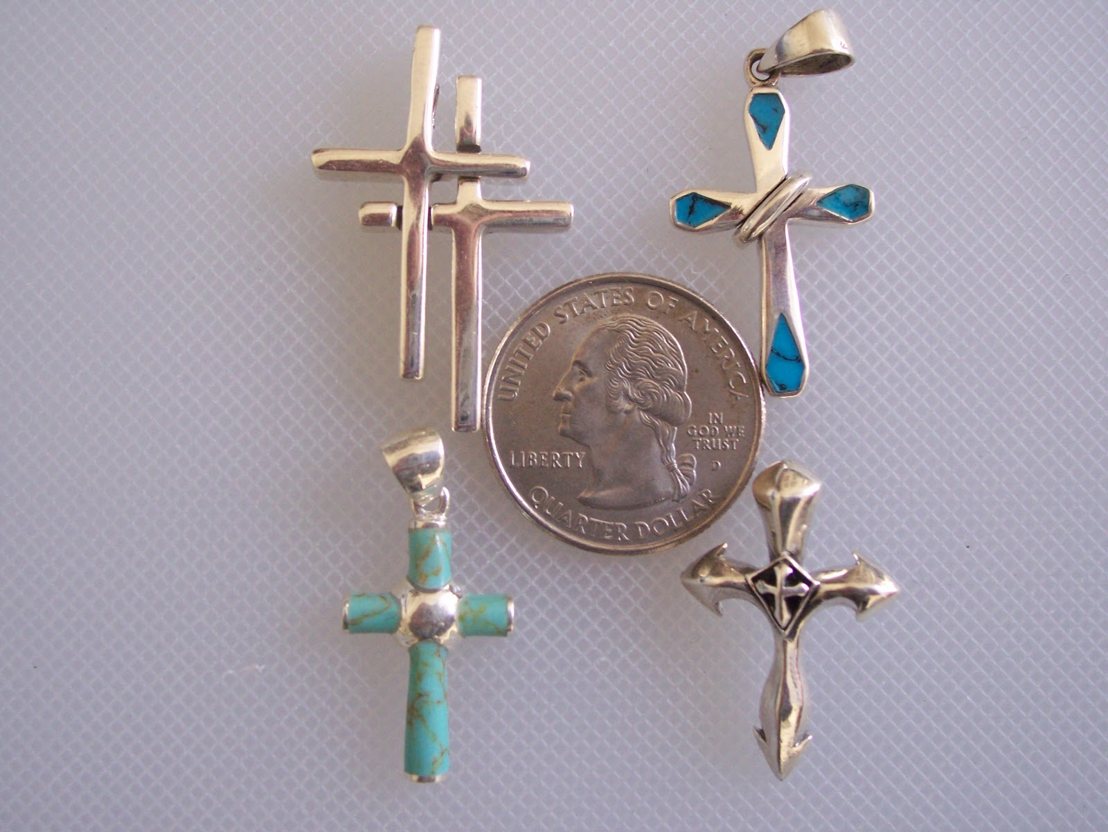 Unique Sterling Silver Crosses