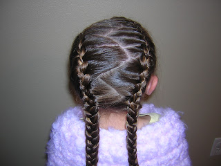 Two French Braids With A Zig Zag Part | Hairstyles For Girls - Princess  Hairstyles