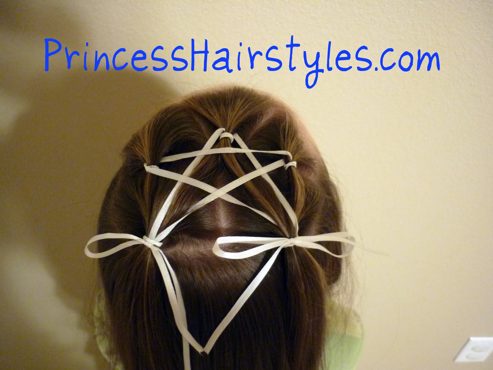 Ribbon Star Hairstyle Hairstyles For Girls Princess Hairstyles