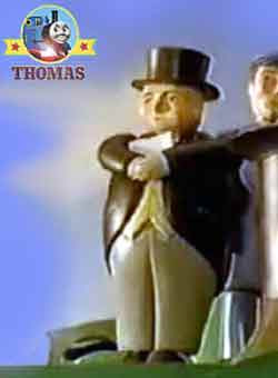 Sir Topham Hatt voice echoed around the roundhouse turntable important news Special letter delivery