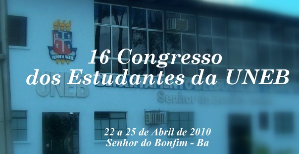 16º Congresso dos Estudantes da UNEB