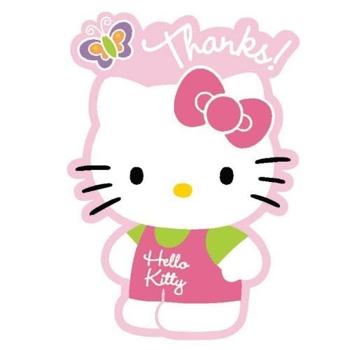 World of Party Supplies: Hello Kitty Thank You Card