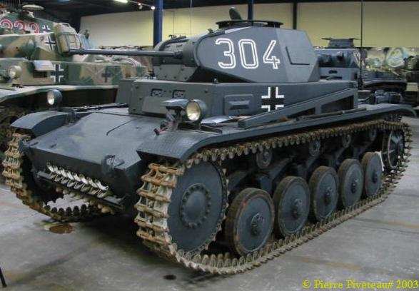 Vehículos alemanes. Panzer+II+01