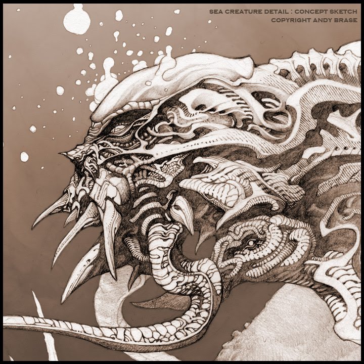 Sea Creatures Drawings