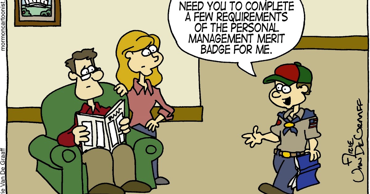 Ward Cartoonist Another Boy Scout Joke