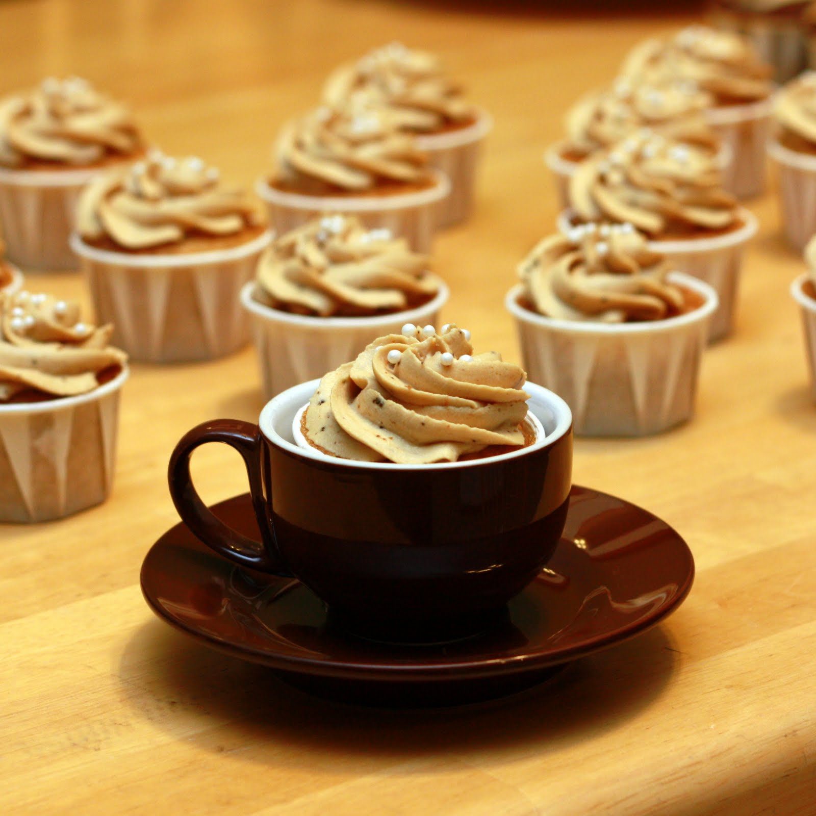 The Doctor's Dishes, Desserts & Decor Eggnog Latte Cupcakes