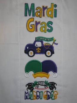 Mardi Gras Applique