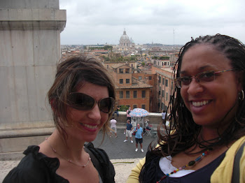 The Spanish Steps in the background