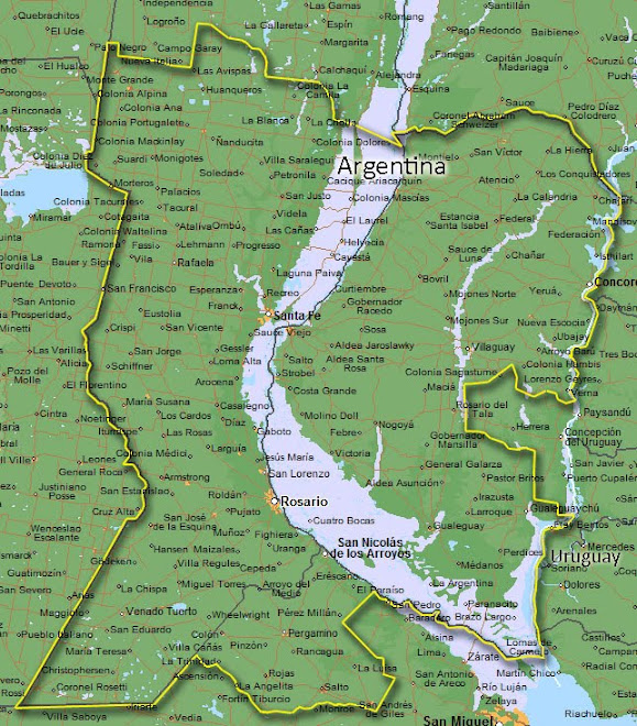 Map of the Rosario Mission boundaries