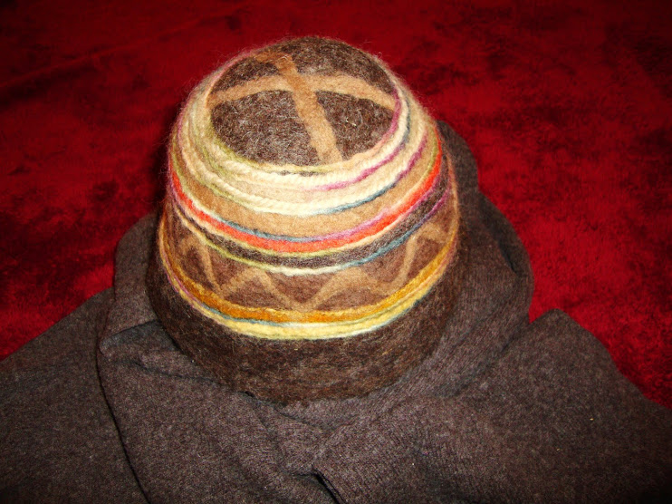 "Mosaic" Hat made from wool US $90