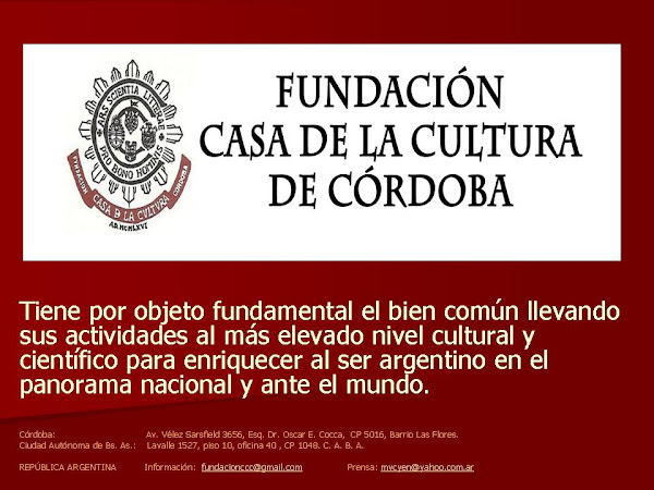 FUNDACIÓN CASA DE LA CULTURA DE CÓRDOBA