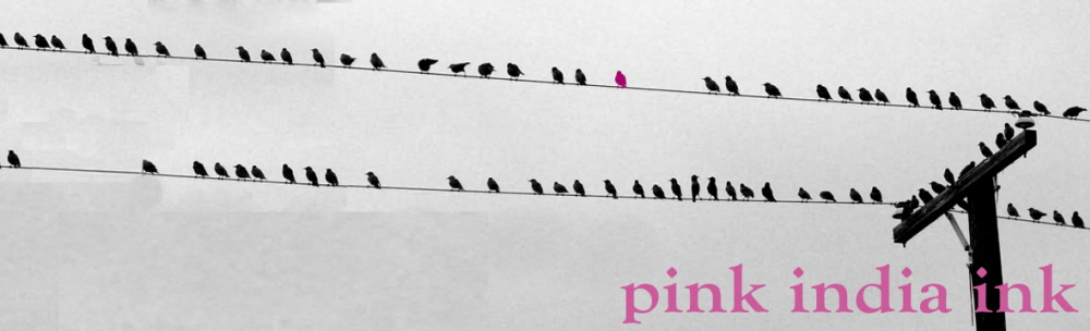 pink india ink