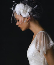 feathered birdcage bridal veil