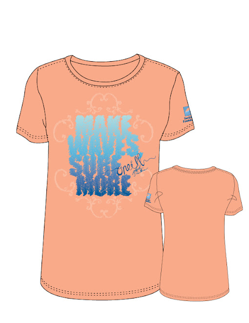 MAKE WAVES TEE- PROJECT BLUE