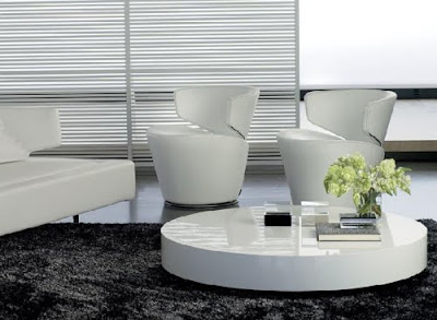 modern livingroom interior design with white colour sofa