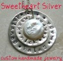 Sweetheart Silver Button