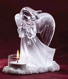 Beautiful Candle Frosted Angel hot wallpaper