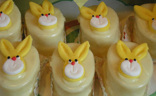 easter bunny cup cakes egg nests