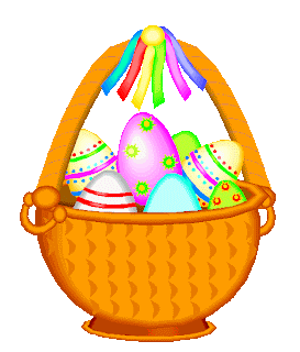 Easter eggs in basket nice toon art for children sexy photo