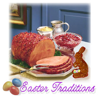 Easter Chocolate bunny rabbit and colorful eggs, bread slices jam very tasty Easter dinner hot photo