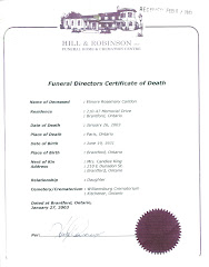 death certificate