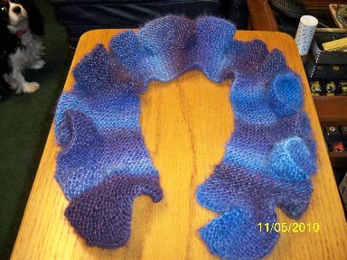 Ann No
rling Patterns - 69 - Short Row Multi-directional Scarf