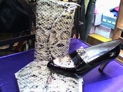 Creaciones Tiffany conjunto de zapato y bolsos