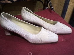 Replica del zapato de la Infanta Cristina el día de su boda